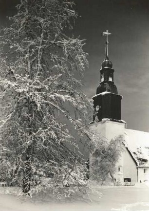 Schellerhau (Altenberg-Schellerhau). Pfarrkirche (1591-1593). Teilansicht von Nordwest