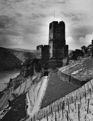 Kaub. Burg Gutenfels (1220-1230, Ausbau 1833/1890)