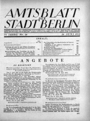 1932,26: Nr. 26, 26. Juni 1932