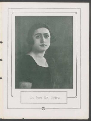 [Fotografía de] Sta. Noel Riet Correa