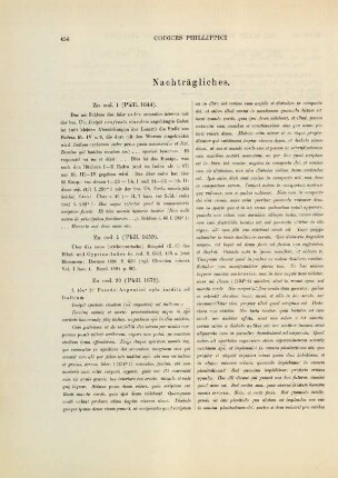 Nachträgliches