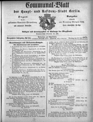 1872,24: No. 24, 16. Juni 1872