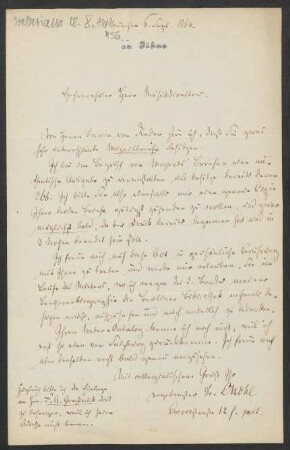 Brief an Friedrich Wilhelm Jähns : 06.09.1864
