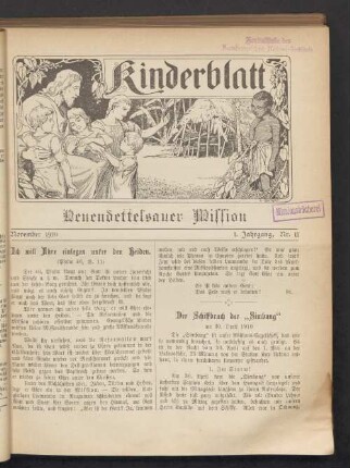 November 1910. Nr. 11