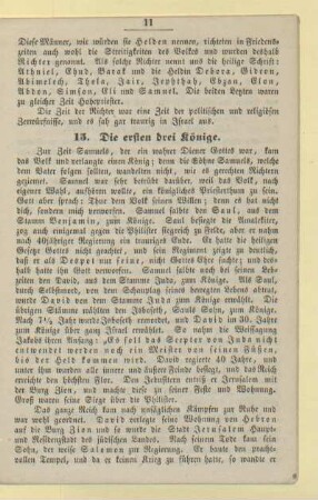 15. Die ersten drei Könige