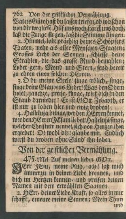 Von der geistlichen Vermählung