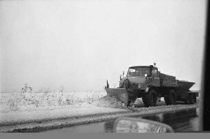 Verspäteter Wintereinbruch mit starkem Schneefall