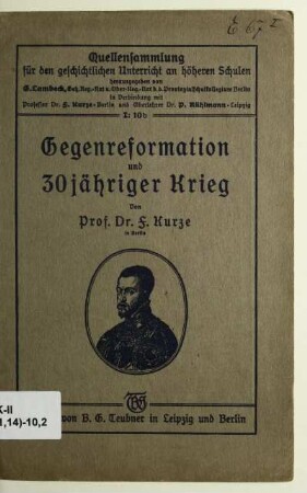 H. 10b: Gegenreformation und 30jähriger Krieg