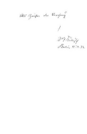 Autogramm: Dr J Killisch; Datum: Berlin, 15.2.72