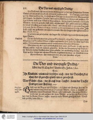 Die Vier und vierzigste Predig