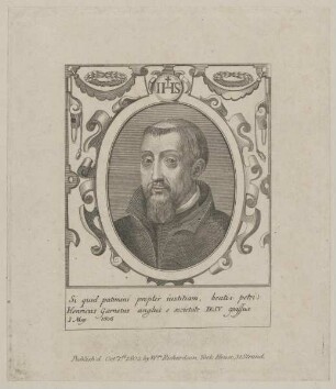 Bildnis des Henricus Garnetus