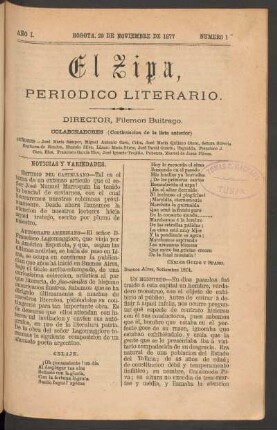 1877,1,17: año 1, número 17 (29 de noviembre de 1877)