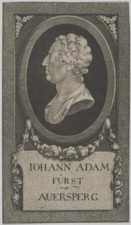 Bildnis des Iohann Adam von Auersperg