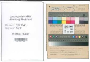 Entnazifizierung Rudolf Wolters , geb. 03.08.1903 (Architekt)
