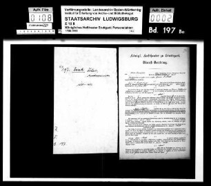 Denk, Johann; Maschinenmeister; ausgesch.: 1882