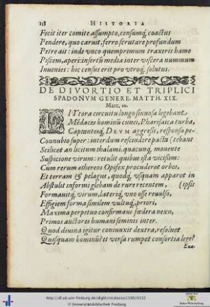De divortio et triplici spadonum genere