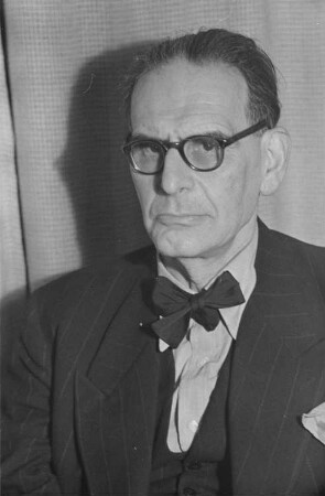 Porträtaufnahmen des Dirigenten Otto Klemperer