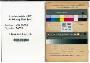 Entnazifizierung Heinrich Ufermann , geb. 17.04.1899 (Prokurist)