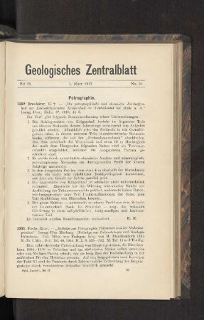 1. März 1917. No. 16.