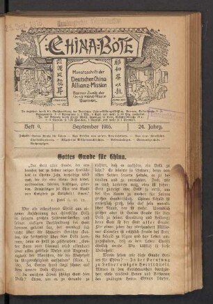 Heft 9. September 1916