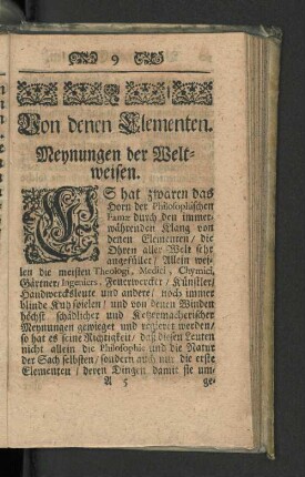 Meynungen der Weltweisen.
