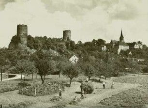 Kohren-Sahlis, Stadt : Kohren-Sahlis. Burg Kohren. Ansicht von Süden