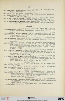 [Italien, Schweiz, Niederlande] (Nr. 2178-2226)