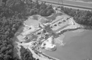 Freistett: Kieswerk am Baggersee