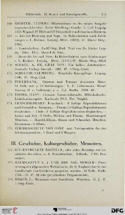 III. Geschichte, Kulturgeschichte, Memoiren (Nr. 176-213)