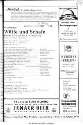Wölfe und Schafe