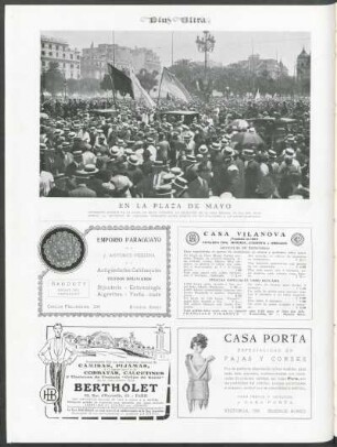 En la Plaza de Mayo