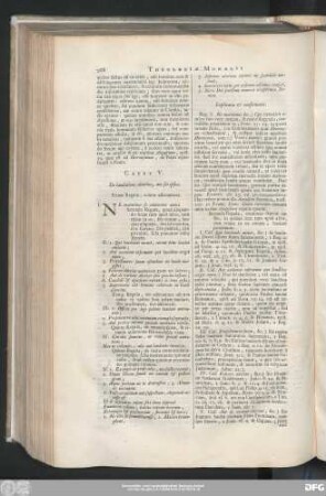 Caput V. De laudatione alterius, aut sui ipsius.