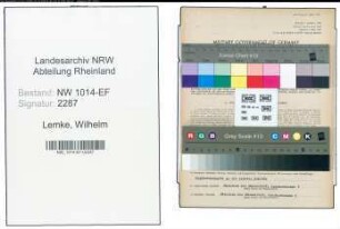 Entnazifizierung Wilhelm Lemke , geb. 19.01.1896 (Kaufmaennischer Angestellter)