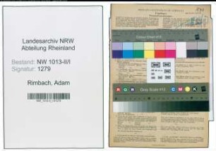 Entnazifizierung Adam Rimbach , geb. 27.09.1882 (Bauunternehmer)