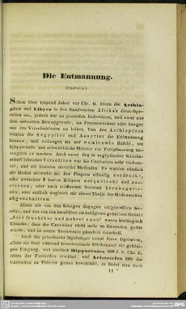 Die Entmannung