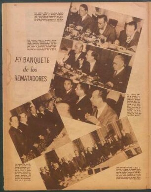 El banquete de los rematadores [Fotografías]