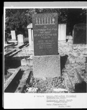 Grabstein von Jetti Resch (gestorben 1930.11.05)