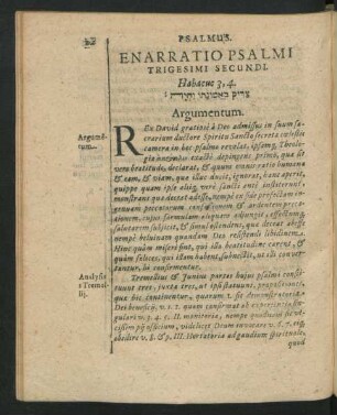 Enaratio Psalmi Trigesimi Secundi.