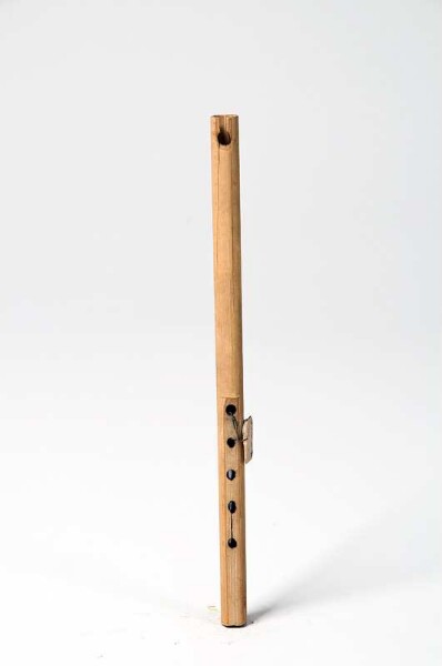 Open outer flute with finger holes