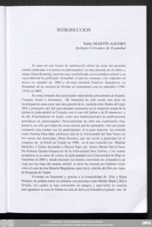 Introduccion Pablo Martín Asuero Instituto Cervantes de Estambul