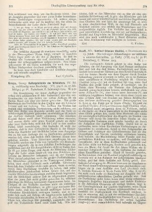 374-375 [Rezension] Hauß, Alb., Kardinal Oktavian Ubaldini, ein Staatsmann des 13. Jahrh