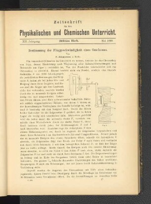 XII. Jahrgang. Drittes Heft. Mai 1899.