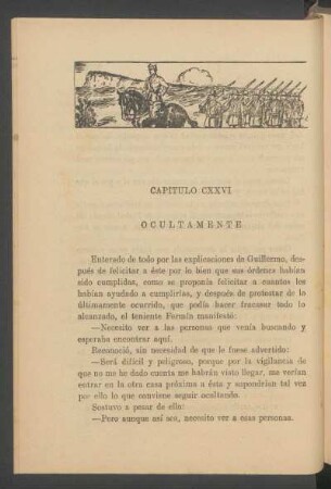 Capítulo CXXVI - Ocultamente