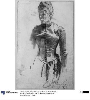 Stehende Frau