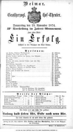Ein Erfolg