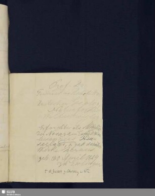 Nr. 119 (Anhang 2). Hochstetter, Ferdinand v. an Carus, Gustav Albert