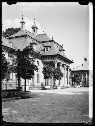 Pillnitz: nördlicher Teil des Schlosses