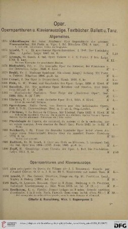 Oper (Nr. 1375 - 1641)