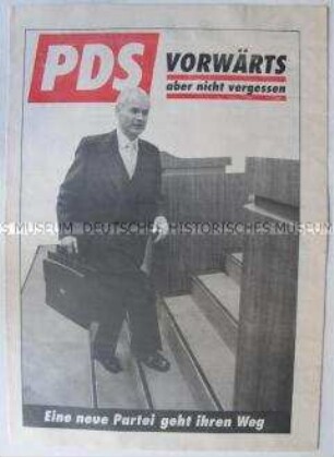 Sonderdruck der PDS im Vorfeld der Volkskammerwahl 1990