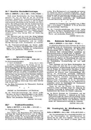 Medizinische Studienordnung : [Wissenschaft] ; [Für das Reich] ; [Amtliche Erlasse] ; [Amtlicher Teil]